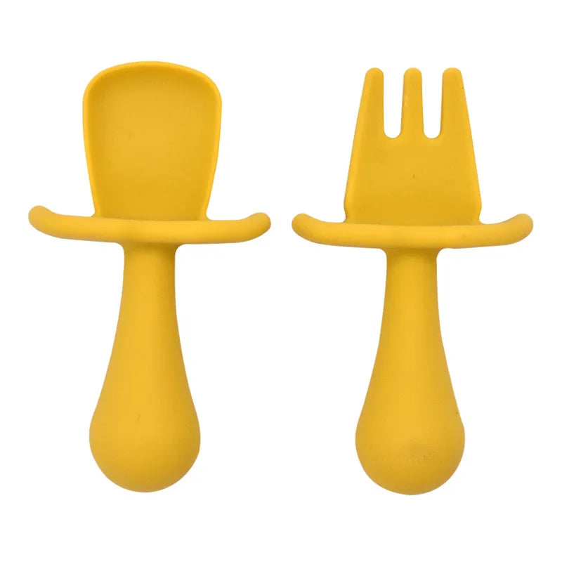 Eco Silicone Baby Spoon Set