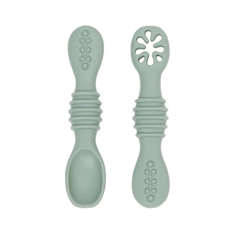 Eco Silicone Baby Spoon Set