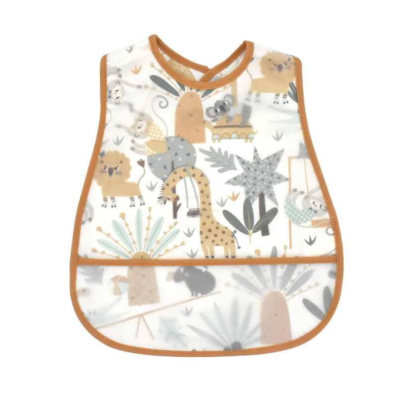 Eco Cartoon Baby Feeding Bib