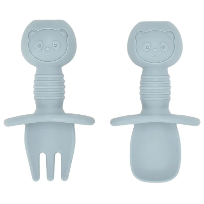 Eco Silicone Baby Spoon Set