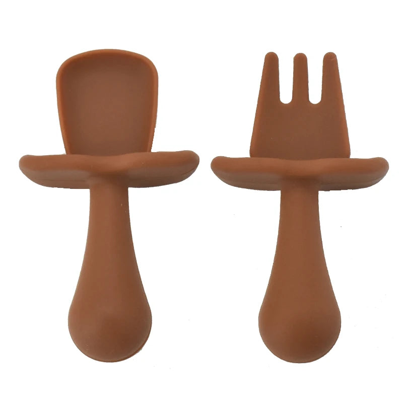 Eco Silicone Baby Spoon Set