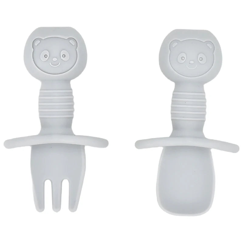 Eco Silicone Baby Spoon Set