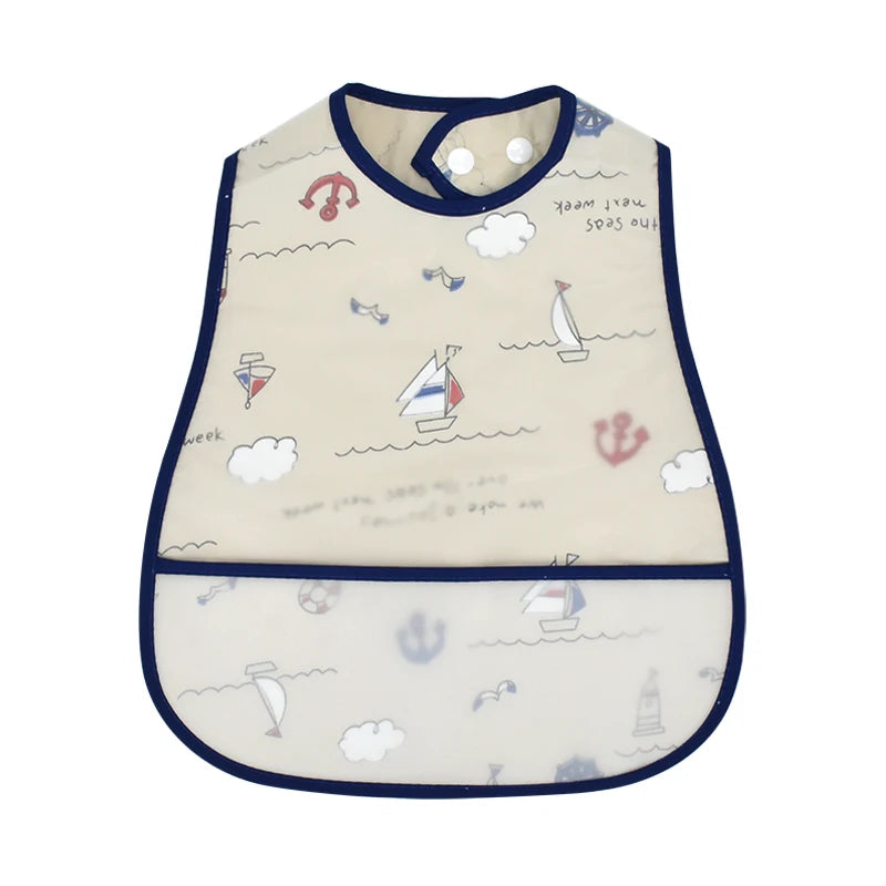 Eco Cartoon Baby Feeding Bib