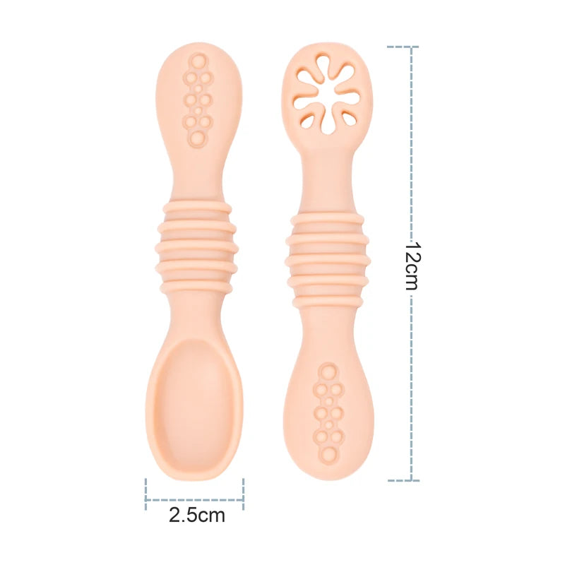 Eco Silicone Baby Spoon Set