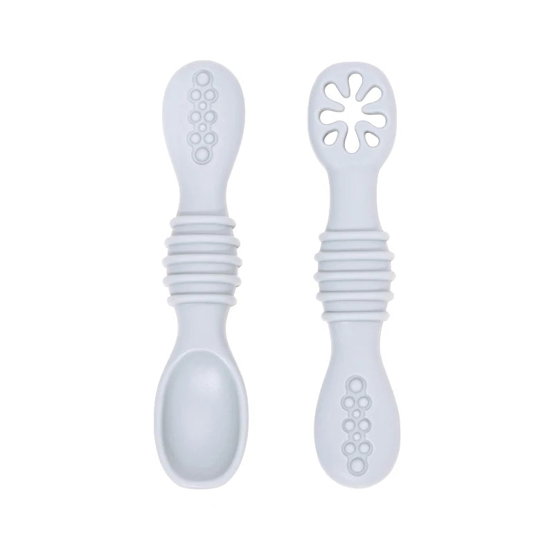 Eco Silicone Baby Spoon Set