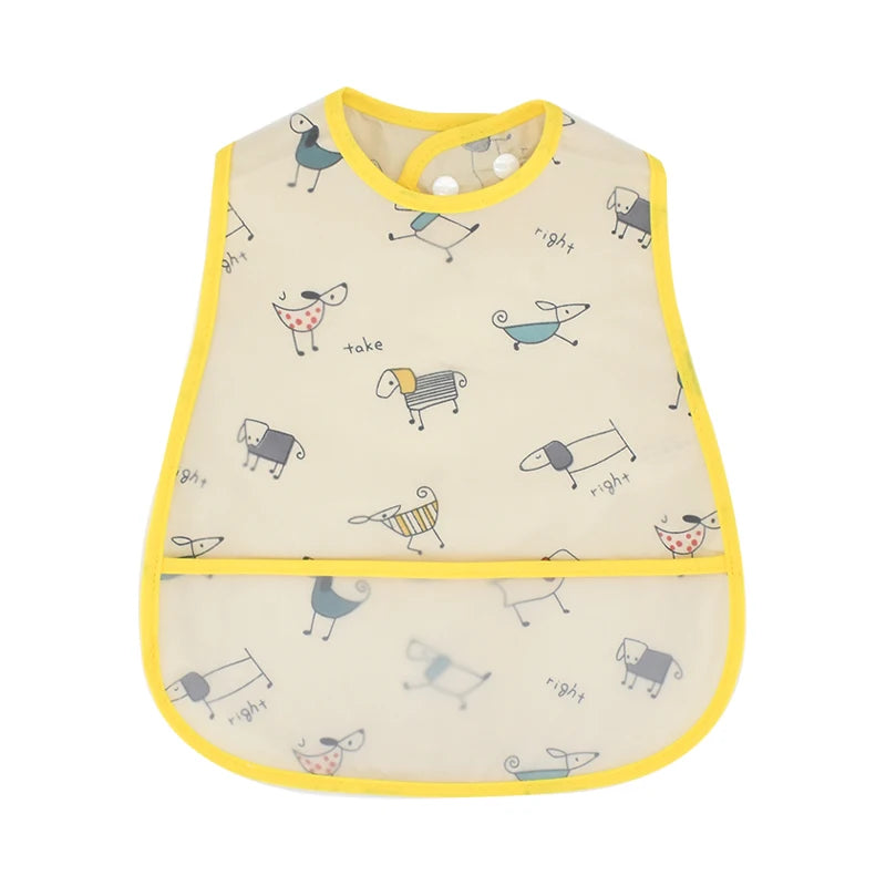 Eco Cartoon Baby Feeding Bib