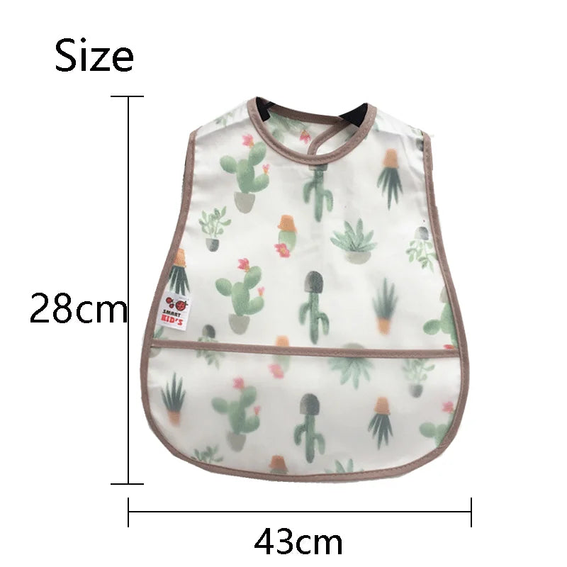 Eco Cartoon Baby Feeding Bib