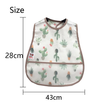 Eco Cartoon Baby Feeding Bib
