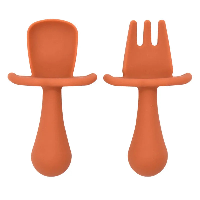 Eco Silicone Baby Spoon Set