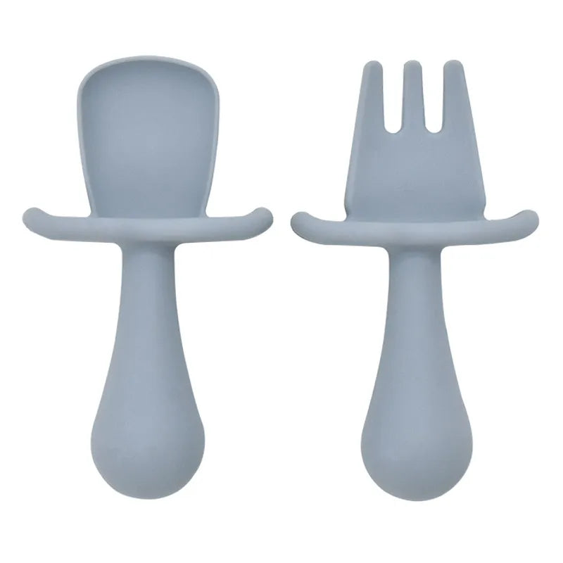 Eco Silicone Baby Spoon Set