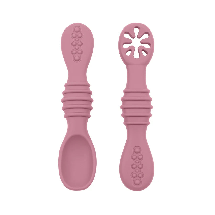 Eco Silicone Baby Spoon Set