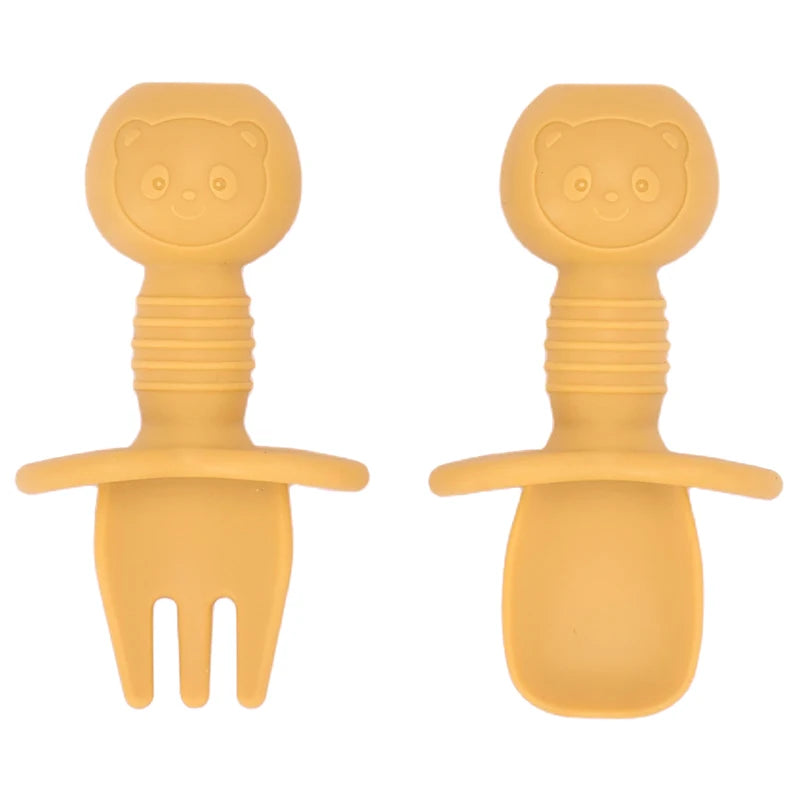 Eco Silicone Baby Spoon Set