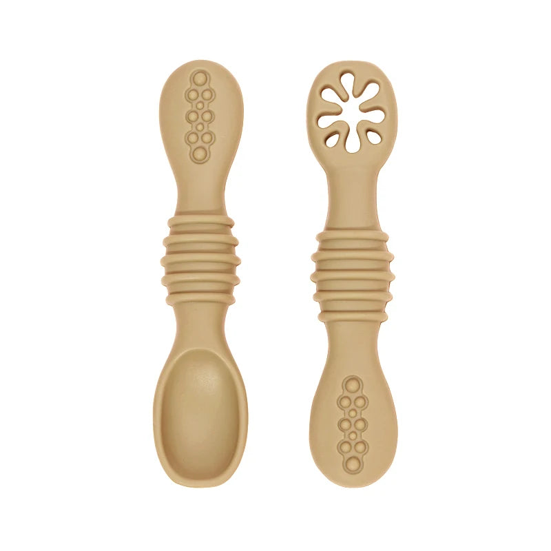 Eco Silicone Baby Spoon Set