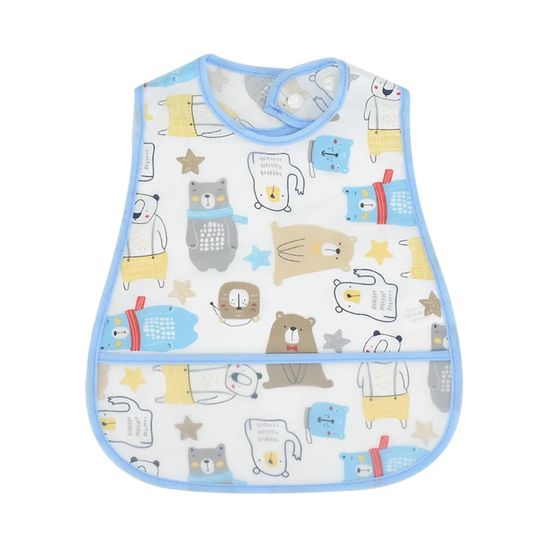Eco Cartoon Baby Feeding Bib