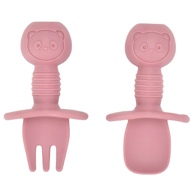 Eco Silicone Baby Spoon Set