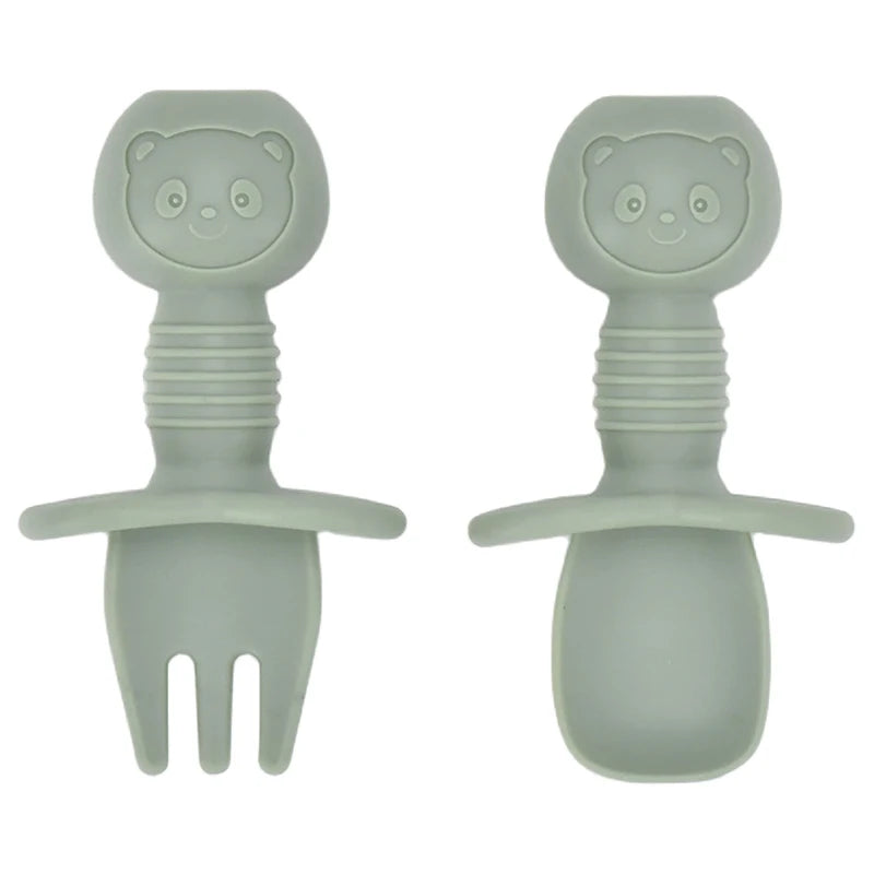 Eco Silicone Baby Spoon Set
